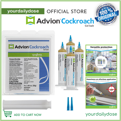 Advion Cockroach Gel Bait Pest Control 30 grams 1 TUBE