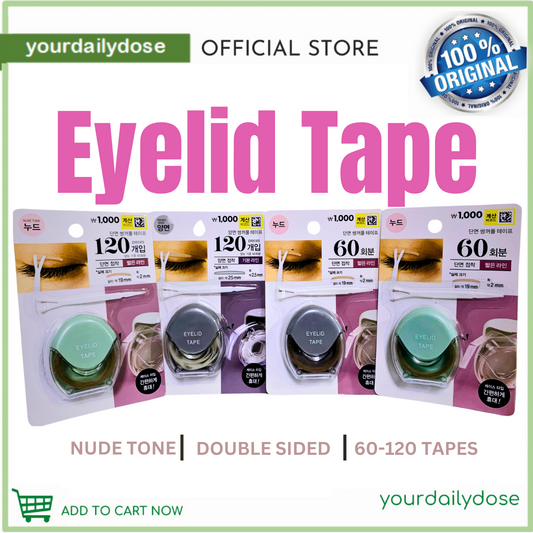 Eyelid Tape 60 or 120 sheets I NUDE I Double Sided
