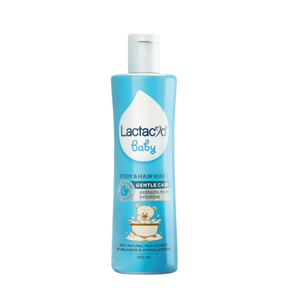 LACTACYD BABY HAIR & BODY WASH I GENTLE CARE I ACTIVE PLAY 150ml I 60ml