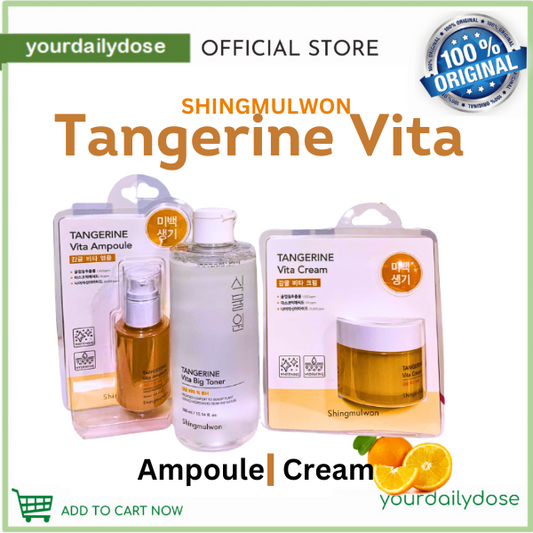 [Shingmulwon] Tangerine Vita I Ampoule 30ml I Cream 50ml | Toner 300ml