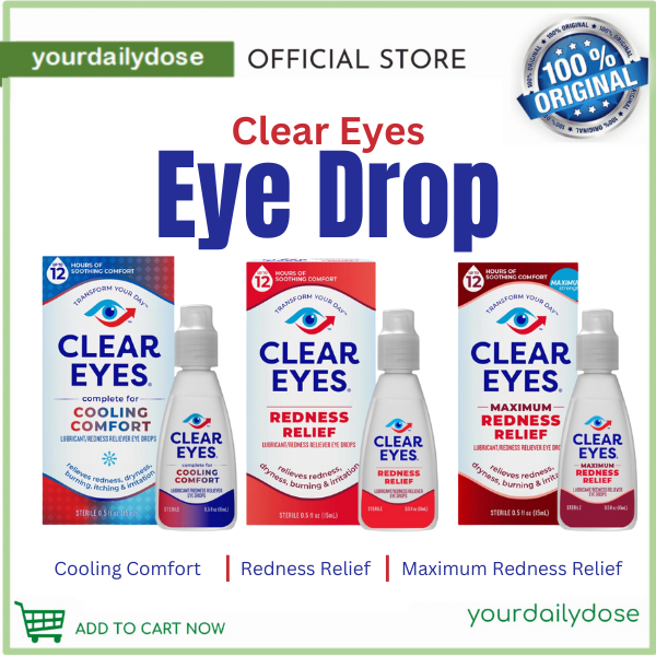 Clear Eyes  Relief Eye Drops 15ml
