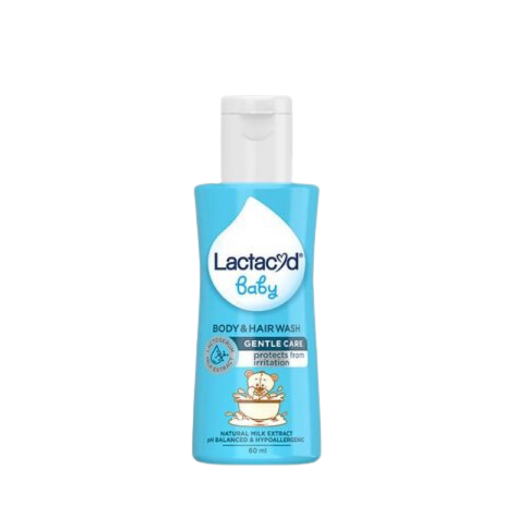LACTACYD BABY HAIR & BODY WASH I GENTLE CARE I ACTIVE PLAY 150ml I 60ml