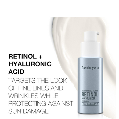 Neutrogena Rapid Wrinkle Repair Retinol Day Moisturizer Sunscreen SPF 30, 29ml