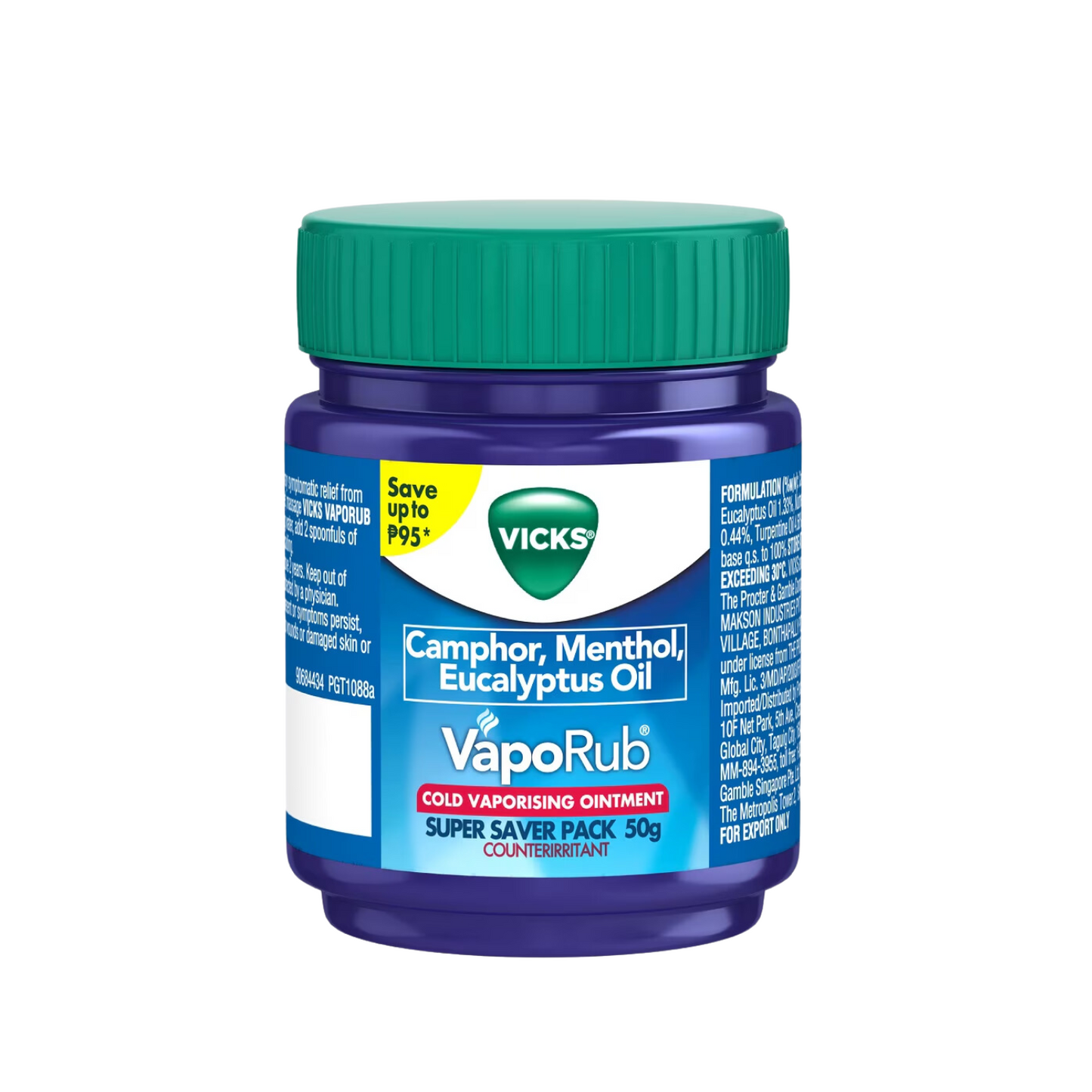VICKS VAPORUB COLD VAPORISING OINTMENT