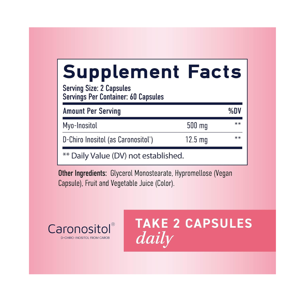 SM NUTRITION MYO & D-CHIRO INOSITOL HORMONAL BALANCE CAPSULE FOR WOMEN 120 CAPSULES