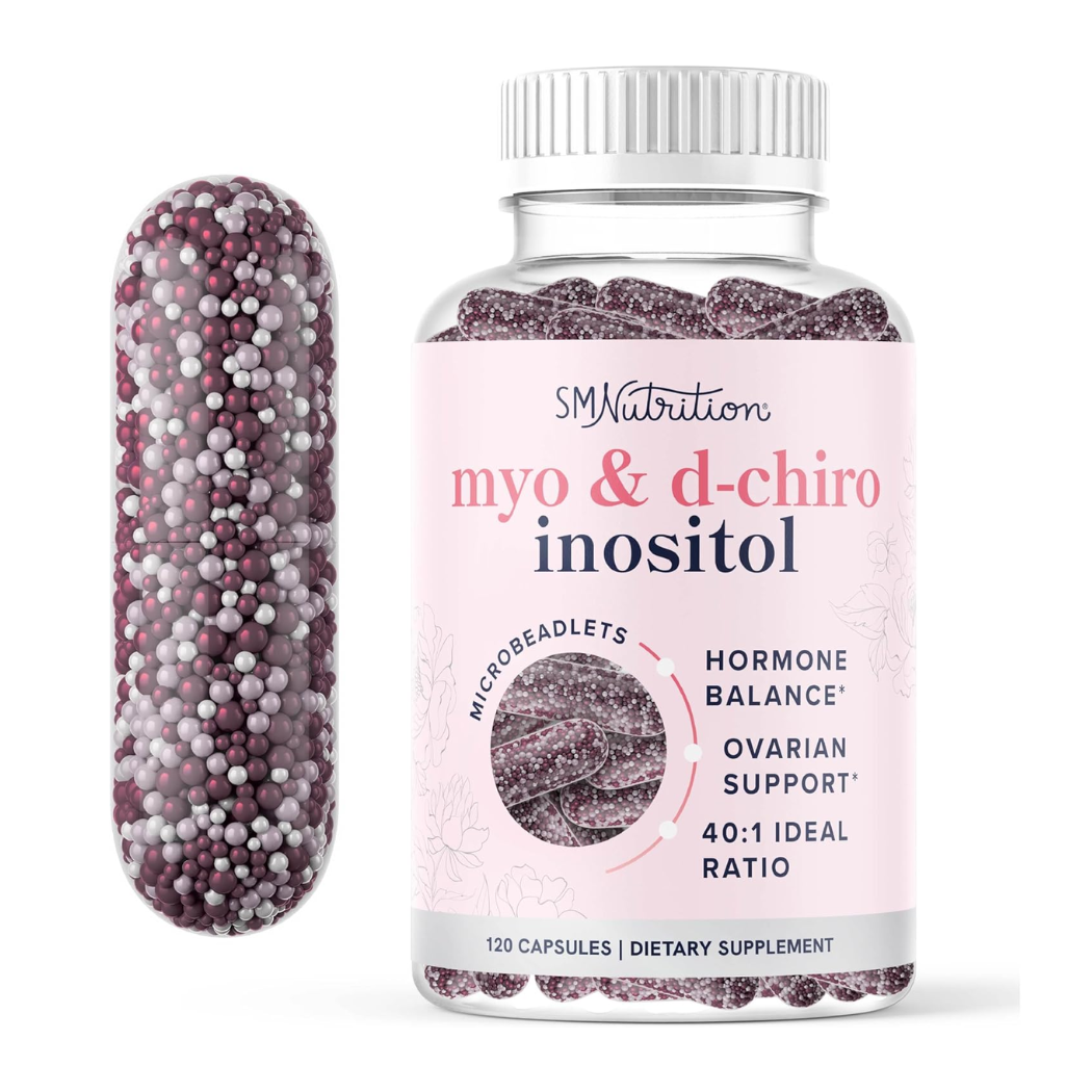 SM NUTRITION MYO & D-CHIRO INOSITOL HORMONAL BALANCE CAPSULE FOR WOMEN 120 CAPSULES