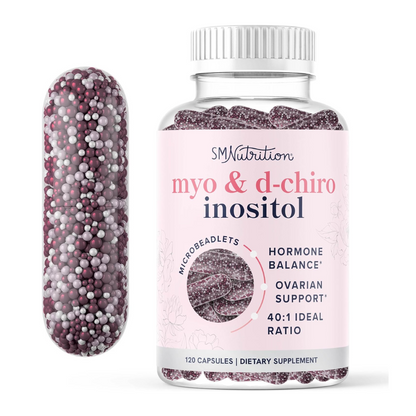 SM NUTRITION MYO & D-CHIRO INOSITOL HORMONAL BALANCE CAPSULE FOR WOMEN 120 CAPSULES