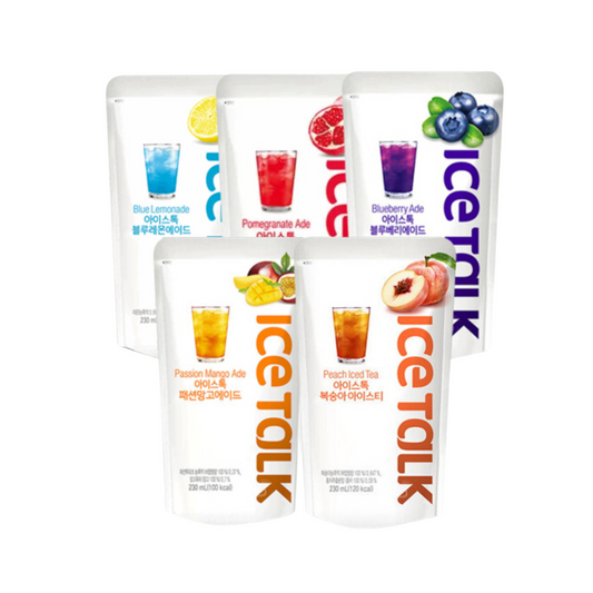 [ICE TALK ADE] Korean Pouch Drinking Juice 230ml | 120kcal 10PCS(1BOX)