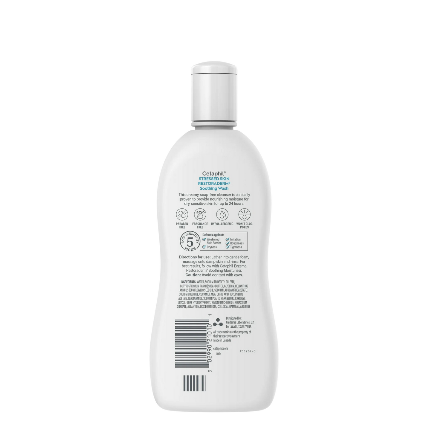 Cetaphil Restoraderm Soothing Wash | Eczema Restoraderm Soothing Moisturizer 296ML