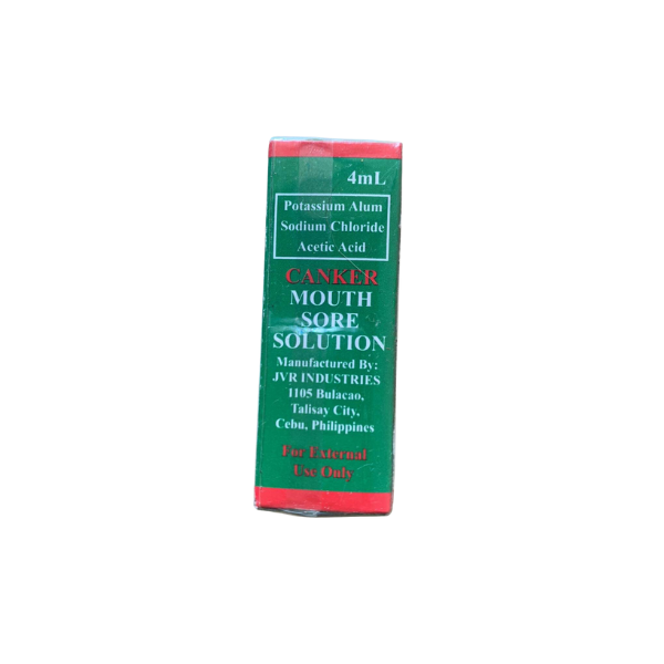 Canker Mouth Sore Solution Singaw Treatment 4ML