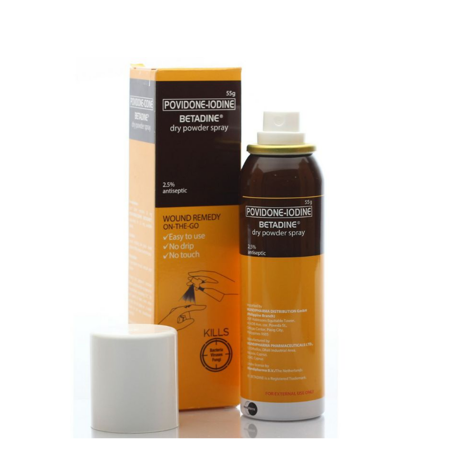 Betadine Dry Powder Spray 55 GRAMS