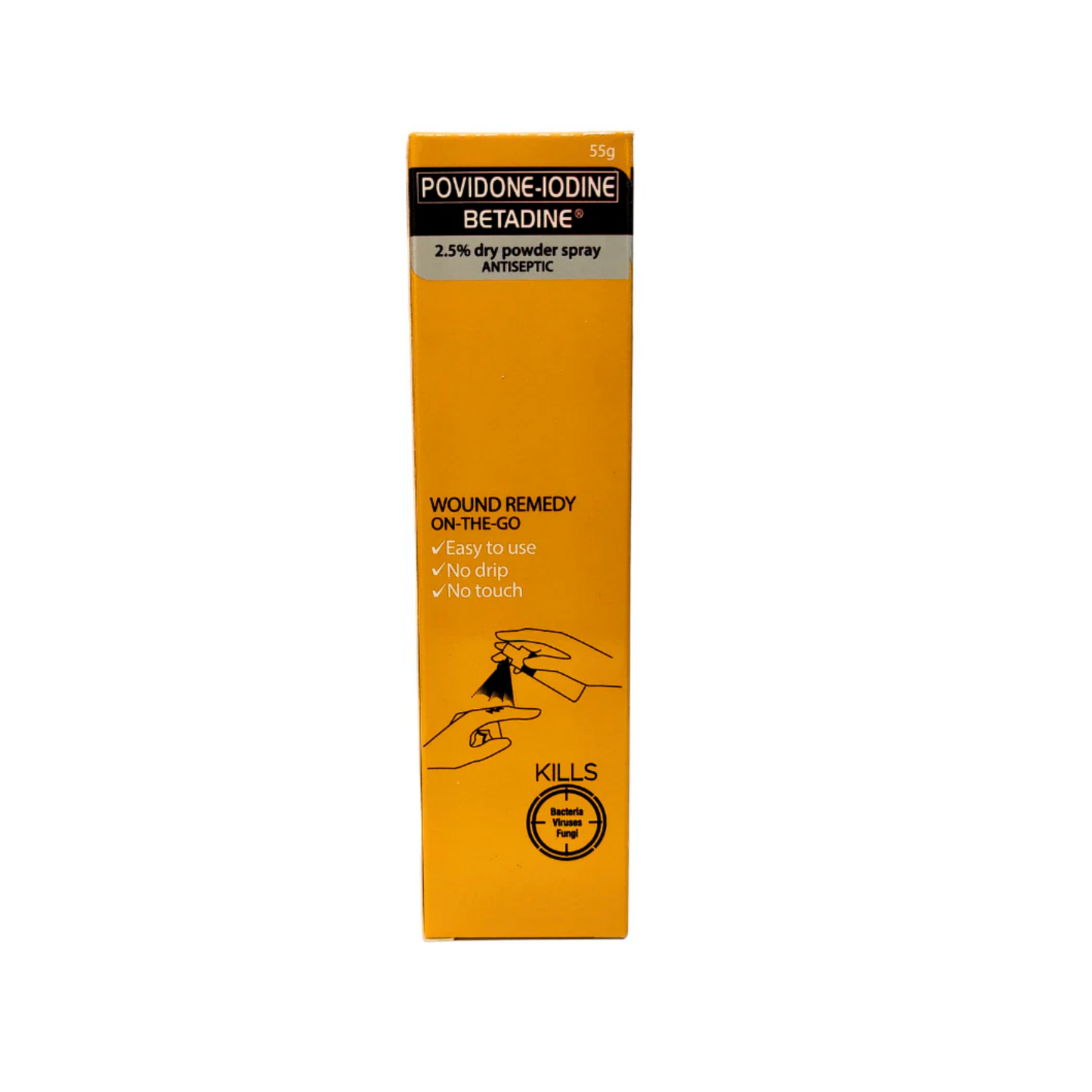 Betadine Dry Powder Spray 55 GRAMS