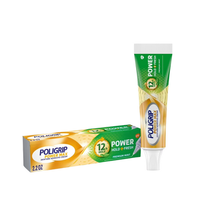 POLIGRIP DENTURE ADHESIVE CREAM 62.4GRAMS
