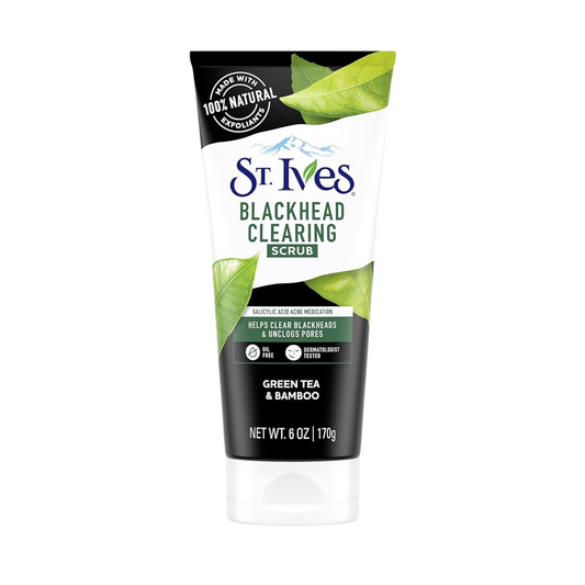 ST. IVES BLACKHEAD CLEARING GREEN TEA FACE SCRUB 170g