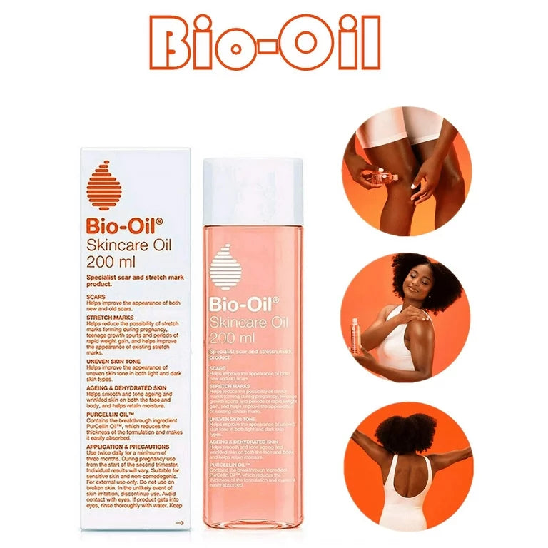 Bio-Oil Skincare Oil 200ml 6.7 oz Body Oil for Scars and Stretchmarks