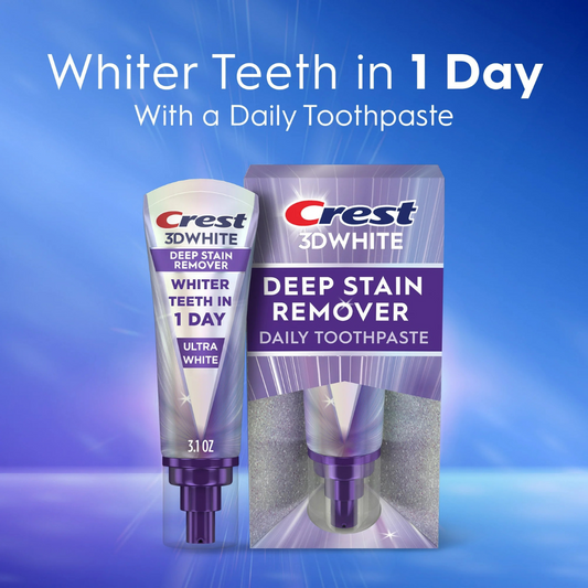 Crest 3D WHITE Brilliance deep stain remover 87g (Without Box)