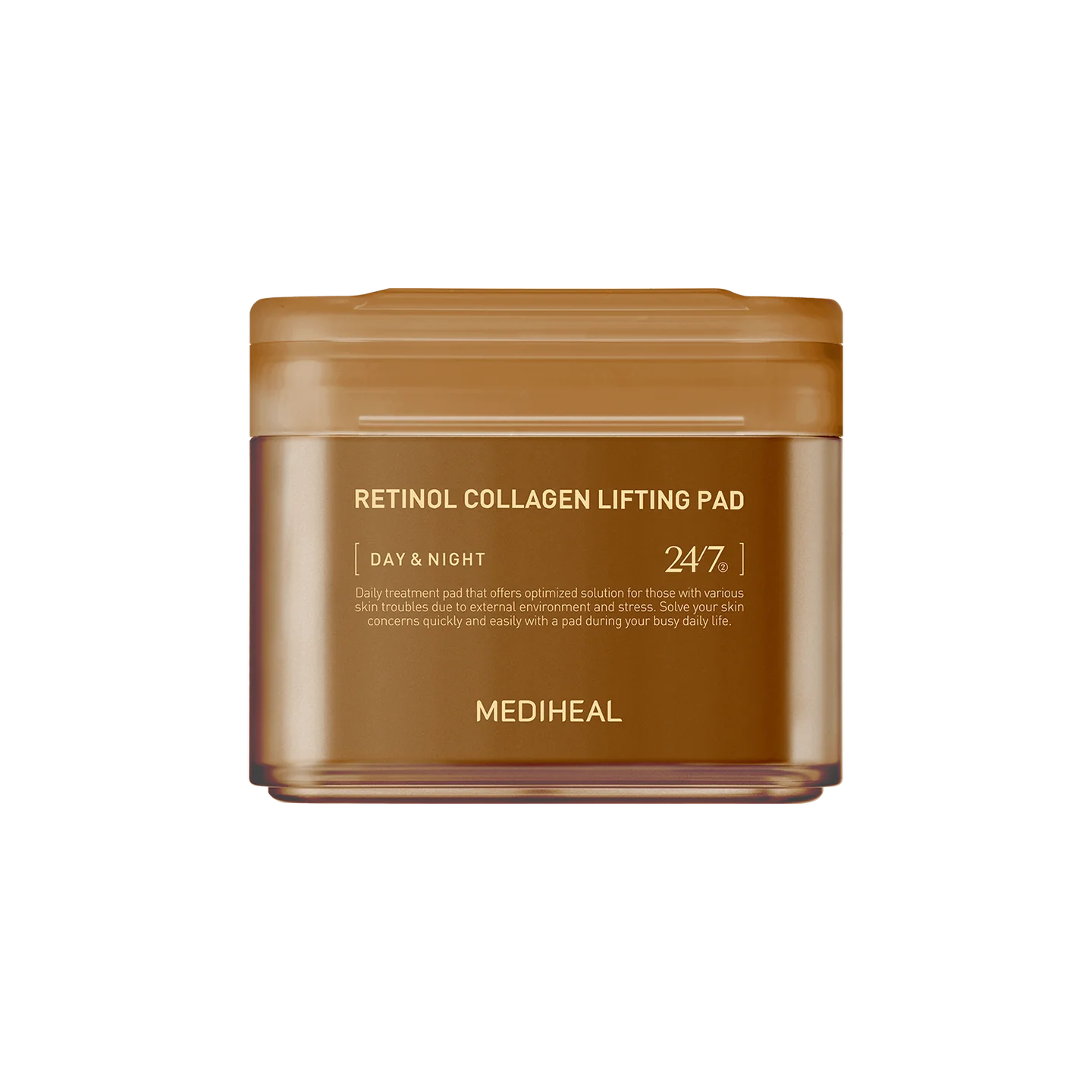 Mediheal Retinol Collagen Lifting Square Toner Pad Anti Aging Intensive Care (100 PADS)