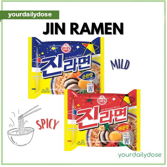 OTTOGI Jin Ramen Spicy/ Mild Flavor 120g