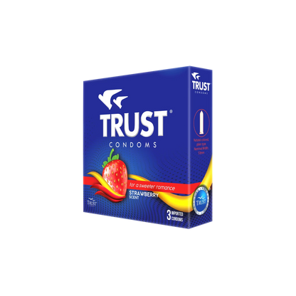 TRUST CONDOM ALL VARIANTS AND SCENTS AVAILABLE 3PCS PER PACK