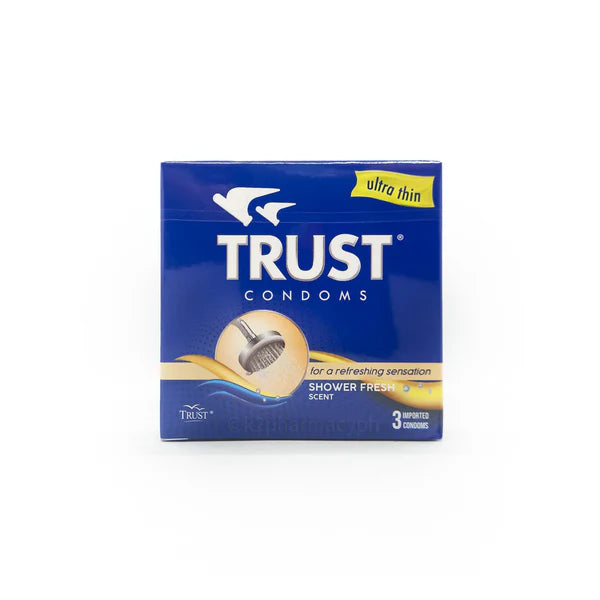 TRUST CONDOM ALL VARIANTS AND SCENTS AVAILABLE 3PCS PER PACK