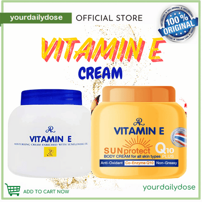 AR Vitamin E Moisturizing Cream I Sunprotect Q10 200g.