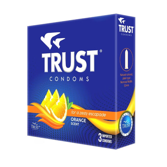 TRUST CONDOM ALL VARIANTS AND SCENTS AVAILABLE 3PCS PER PACK