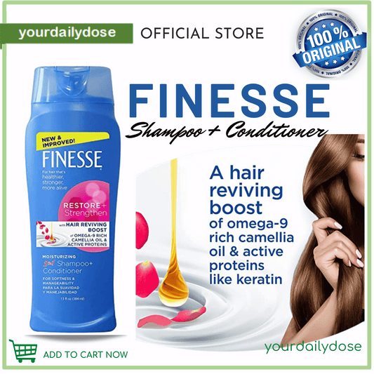 FINESSE 2 IN 1 SHAMPOO + CONDITIONER 384ML