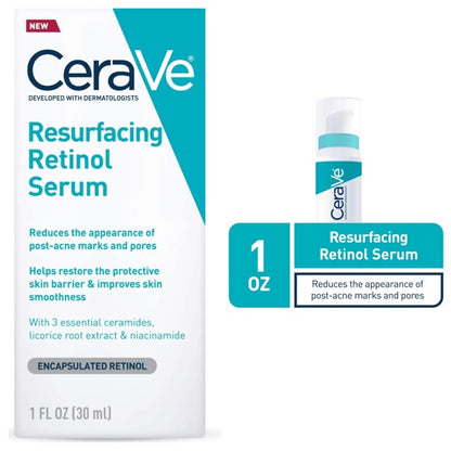 Cerave Resurfacing Retinol Serum FOR POST-ACNE MARKS & PORES 30ml