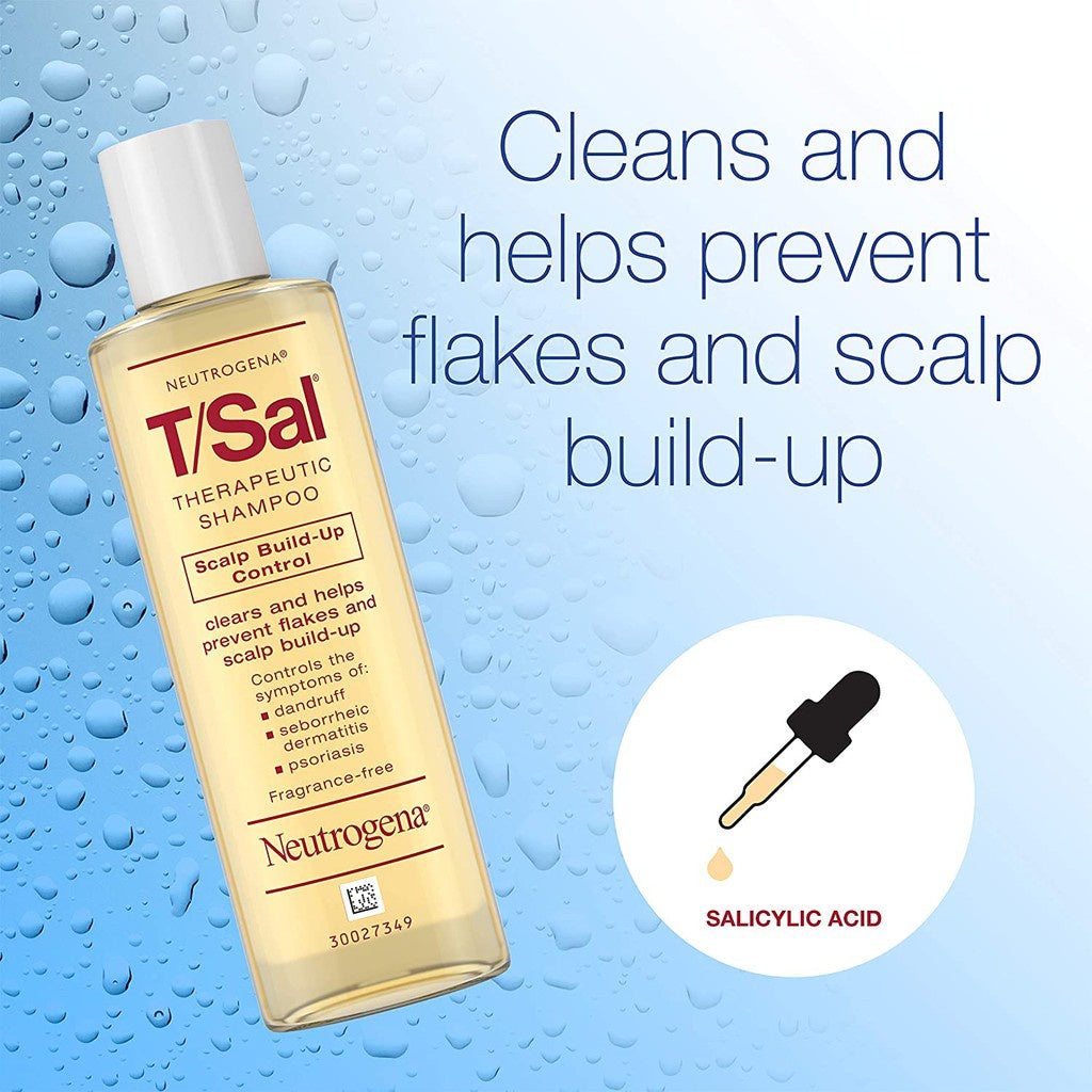 Neutrogena T/Sal Therapeutic Shampoo for Scalp Build-Up Control with Salicylic Acid 133ml