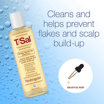 Neutrogena T/Sal Therapeutic Shampoo for Scalp Build-Up Control with Salicylic Acid 133ml