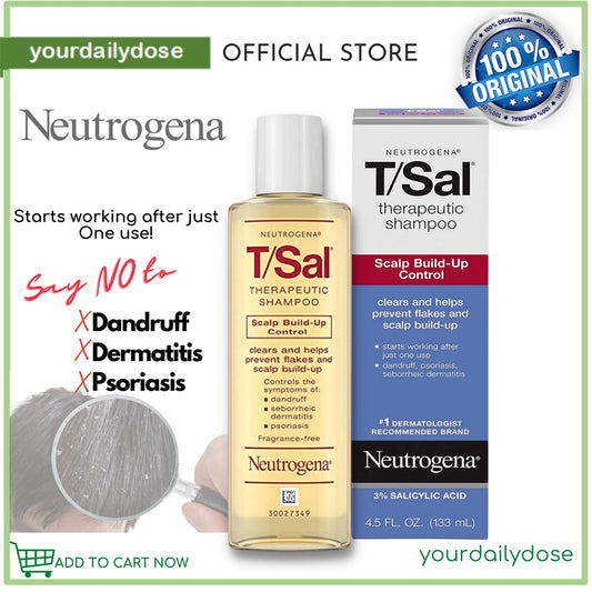 Neutrogena T/Sal Therapeutic Shampoo for Scalp Build-Up Control with Salicylic Acid 133ml