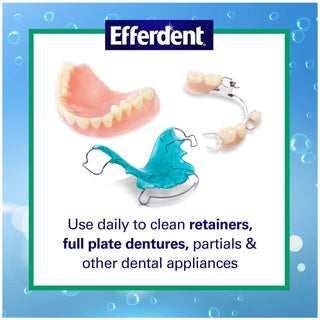 EFFERDENT DENTURE CLEANSER Per 6 Tabs