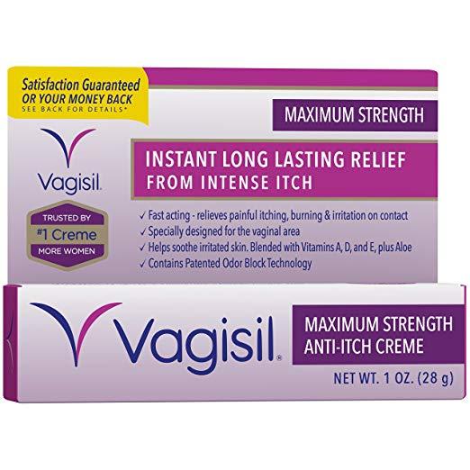 Vagisil Maximum Strength Anti-Itch Vaginal Creme 28g