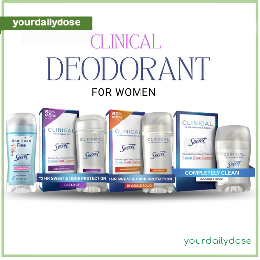 Secret  Deodorant For Women 48HR/72HR Odor Protection