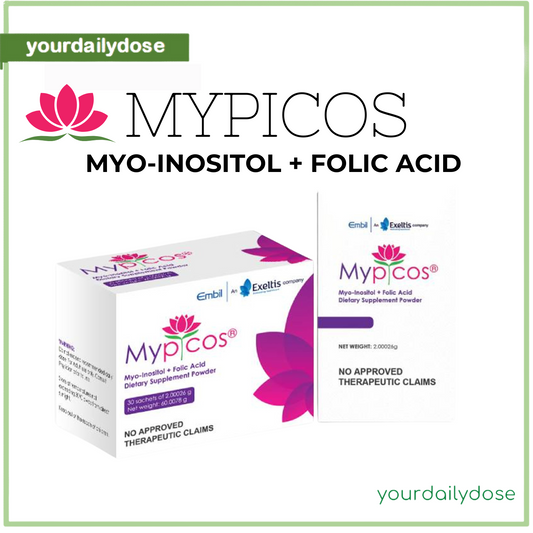 MYPICOS MYO-INOSITOL + FOLIC ACID DIETARY SUPPLEMENT POWDER 1 SACHET