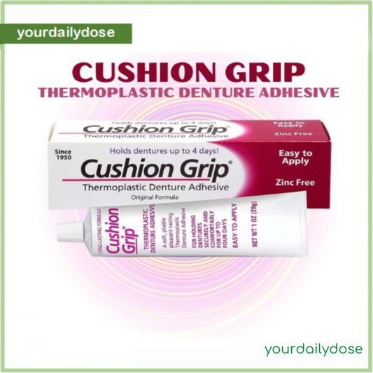 Cushion Grip Thermoplastic Denture Adhesive 28G
