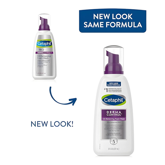 Cetaphil  Dermacontrol Oil Removing Foam Wash, 8oz(237ml), Fragrance Free
