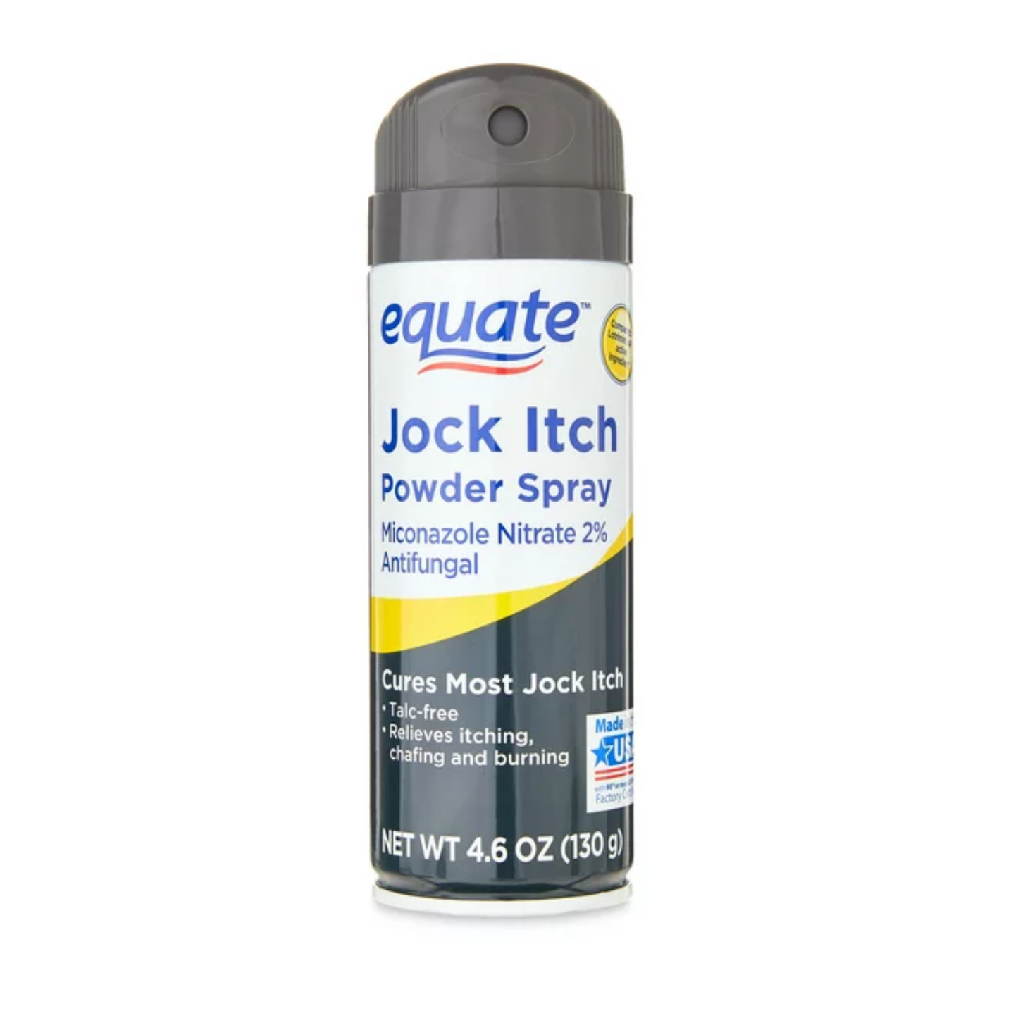Equate Jock Itch Relief Spray 4.6 Oz vs Lotrimin