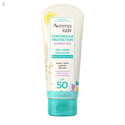 Aveeno Sunscreen with Broad Spectrum SPF 50 Sunscreen for Baby or Kids