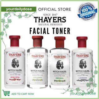 THAYERS Alcohol-Free Rose Petal Witch Hazel Facial Toner with Aloe Vera Formula, 12 Ounce