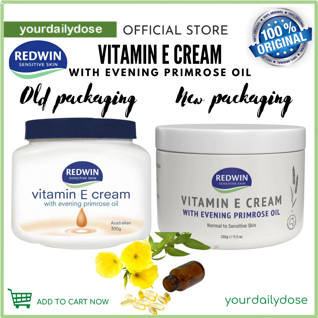 Redwin Cream with Vitamin E with Evening Primrose Oil 330g