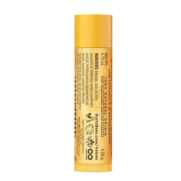 Burt's Bees Beeswax Lip Balm with Vit. E and Peppermint 4.25g