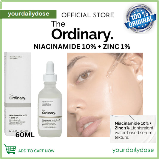 The Ordinary Niacinamide Serum Oily Skin Pimple Acne mark Remover Niacinamide 10% + Zinc 1%