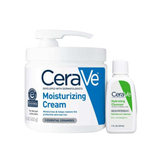 CeraVe Moisturizing Cream 453g with Freebie Cerave Hydrating Cleanser 29ml