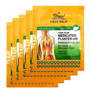 TIGER BALM PLASTERS 2 PATCHES & WHITE OINTMENT 4G FOR SPRAINS AND BACK PAINS