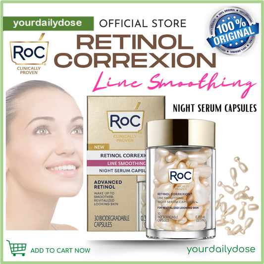 ROC RETINOL CORREXION Line Smoothing Night Serum 30 Capsules
