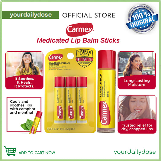 Carmex Classic Lip Balm - Original Flavor with SPF15 1pc.