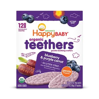 Happy Baby Gentle Organic Teethers 24 WAFERS