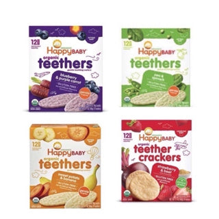 Happy Baby Gentle Organic Teethers 24 WAFERS