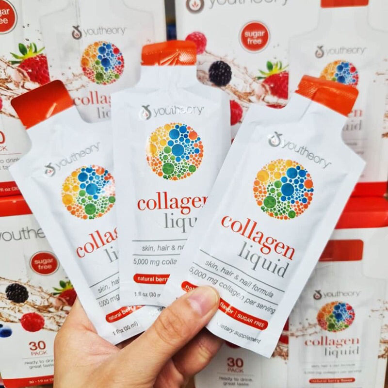 Youtheory Collagen Liquid Natural Berry Flavor 5000mg | 30ml